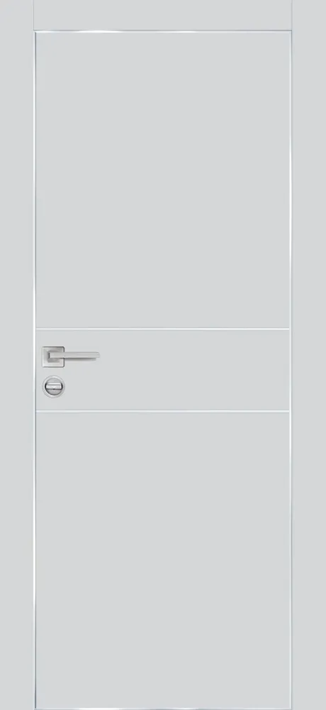 Межкомнатная дверь PX-15  AL кромка с 4-х ст. Сапфир матовый